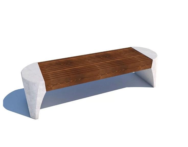 Скамья из архитектурного бетона фото 4