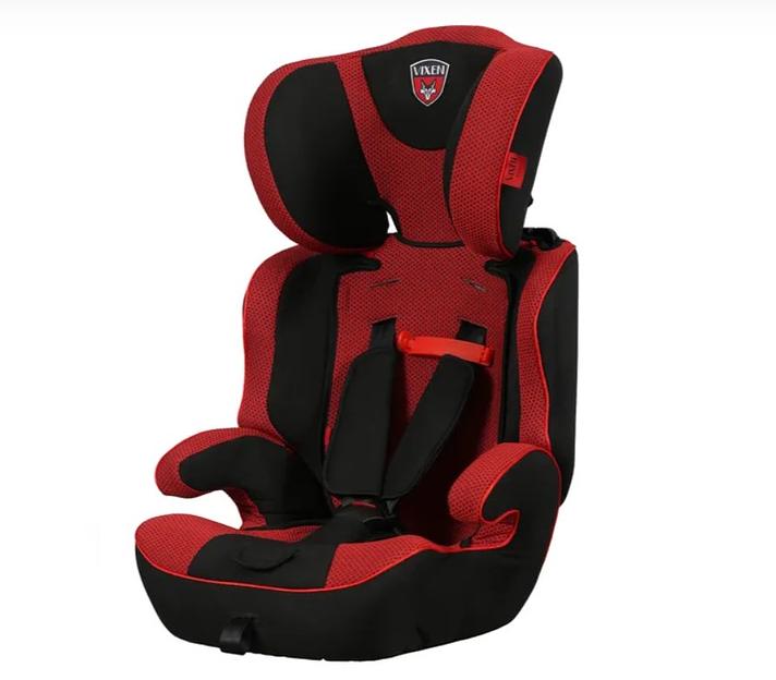 Детское автокресло Vixen «Лазурит мини 1-2-3» цвет красный ОПТ фото 2