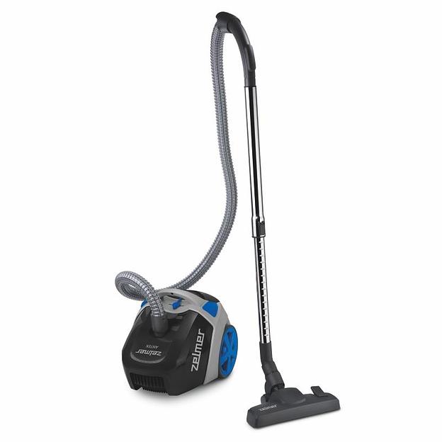 Пылесос ZELMER технический/автомобильный пылесос 230 Capacity 3.5 л Noise 76 дБ черный / синий Weight 4.4 кг 81105001T фото 1