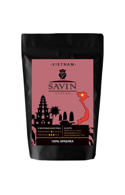 Кофе Вьетнам, Ламдонг, 100% арабика в зёрнах фото 1