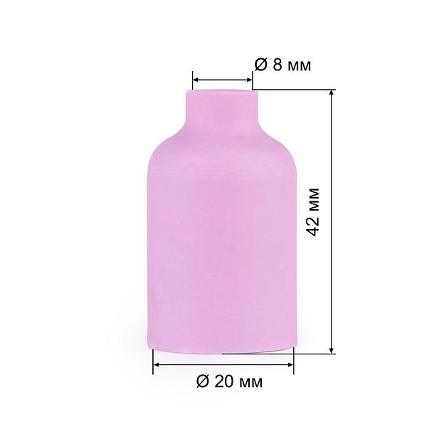 Сопло горелки аргонодуговой сварки TIG17/18/26 8,0мм №5 ГЛ Foxweld 2741 фото 2