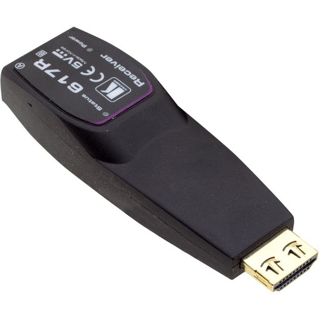 Передатчик и приемник сигнала HDMI по волоконно-оптическому кабелю; кабель 2LC, многомодовый ОМ3, до 200 м, поддержка 4К60 4:4:4 [94-0006150] Kramer 617R/T фото 2