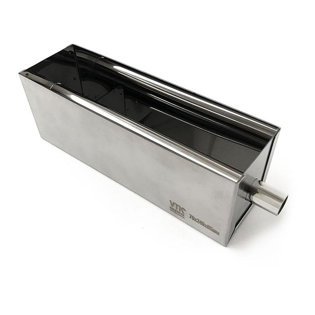 Форма для кекса с трубкой 240x70x85 мм нержавеющая сталь фото 1