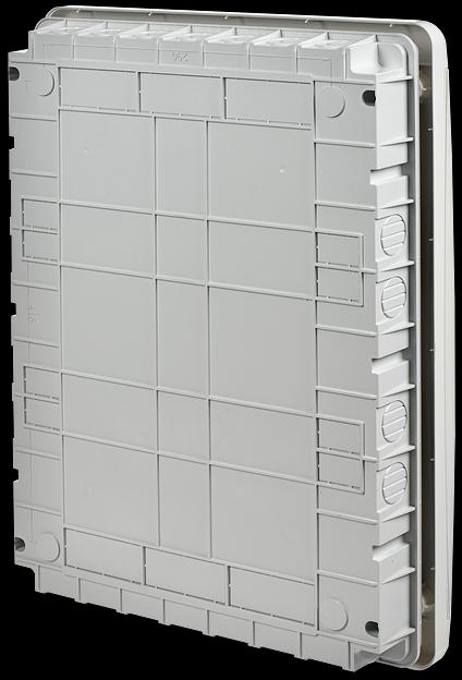 Корпус пластиковый ЩРВ-П-54 IP41 бел. дверь TEKFOR IEK TF5-KP13-V-54-41-K01-K01 фото 2