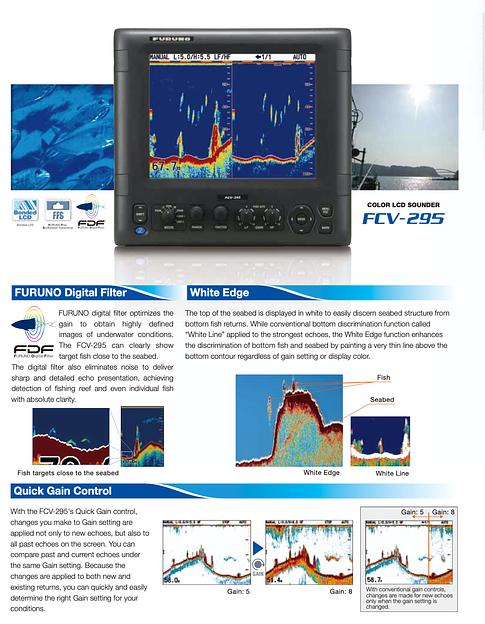 Эхолот Furuno FCV-295 фото 4