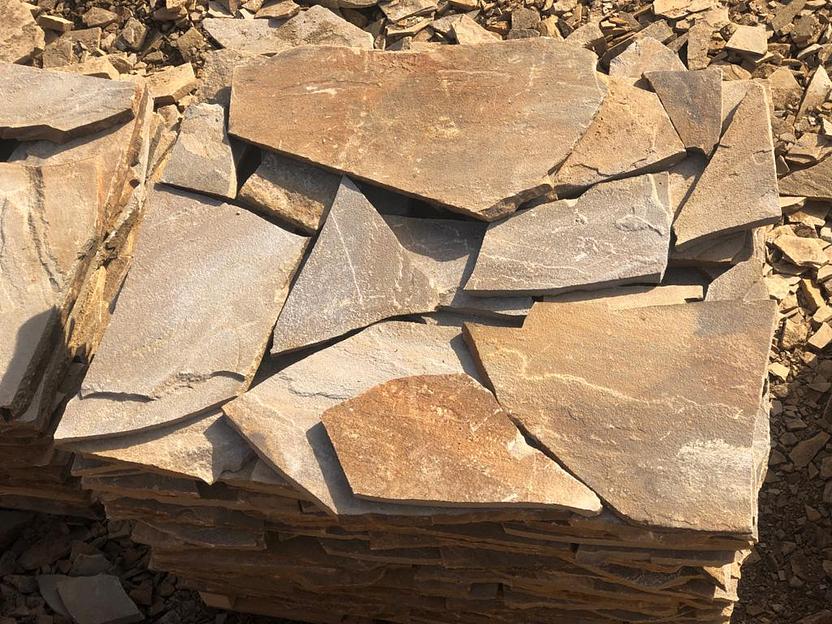 Песчаник плитняк Ясень /м2 (30 мм) фото 1