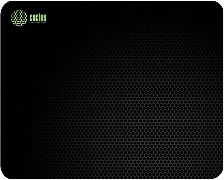Коврик для мыши Cactus Black Mesh 250x200x3мм (CS-MPС-D02S) фото 1