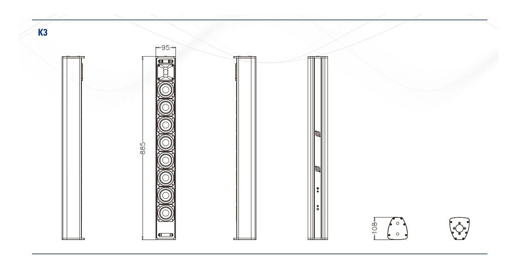 Пассивная 2-полосная акустическая система FDB audio K3 фото 2