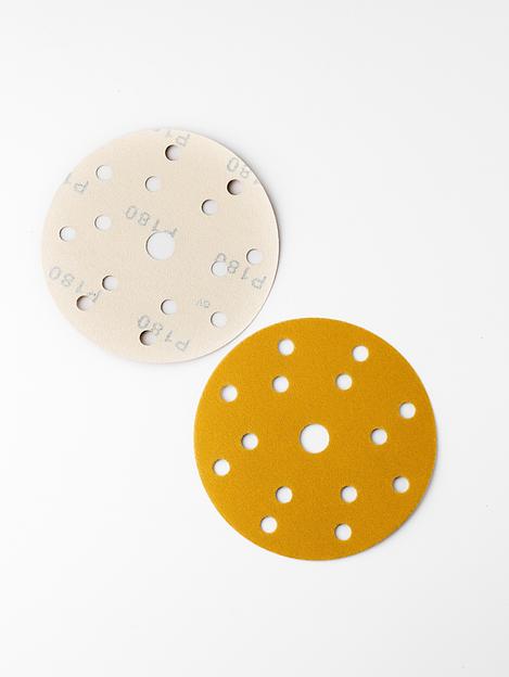 Абразивный круг 150 mm P220 15 отверстий на липучке, опт фото 5