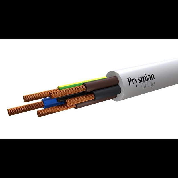 Провод ПВС 5х1.5 Б (бухта) (м) РЭК-PRYSMIAN 0105040201 фото 1