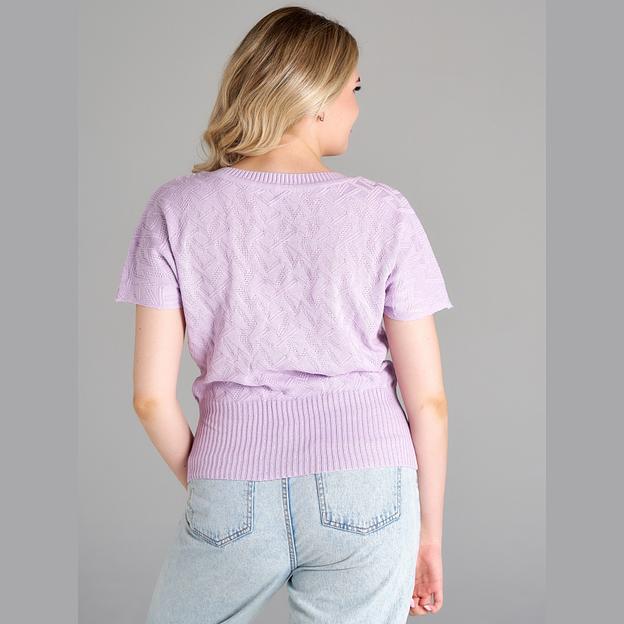 Кофта «Фантазия» сиреневая ОПТ фото 4