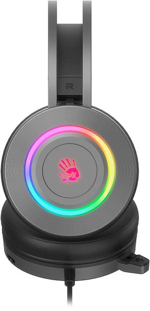 Наушники с микрофоном A4Tech Bloody G521S серый 2.3м мониторные оголовье (G521S) фото 3