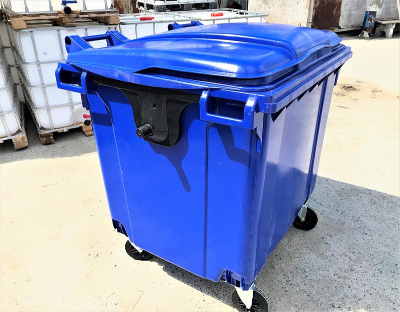 Мусорный контейнер 770л синий фото 1