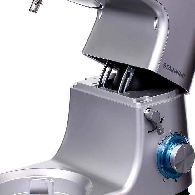 Миксер планетарный Starwind SPM8183 1900Вт серебристый фото 7
