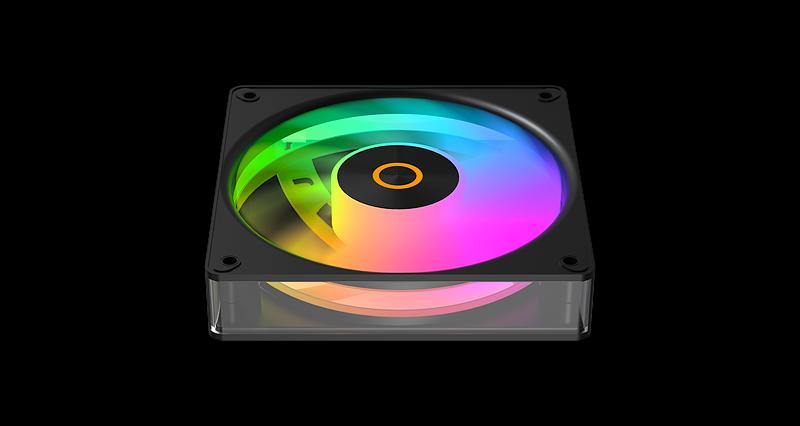 Вентилятор для корпуса Ocypus Gamma F12 Elite BK ARGB, 120x120x25mm, 4-PIN PWM, 600-1800 RPM, 26 DBA MAX, HYDRO BEARING фото 5