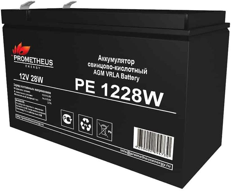 Батарея для ИБП Prometheus Energy PE 1228W 12В 7Ач фото 1