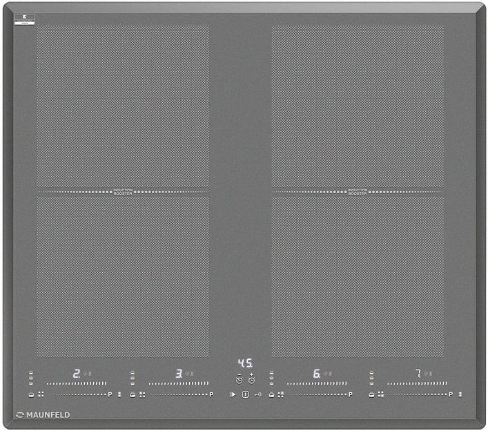 Индукционная варочная поверхность Maunfeld CVI594SF2LGR серый фото 1