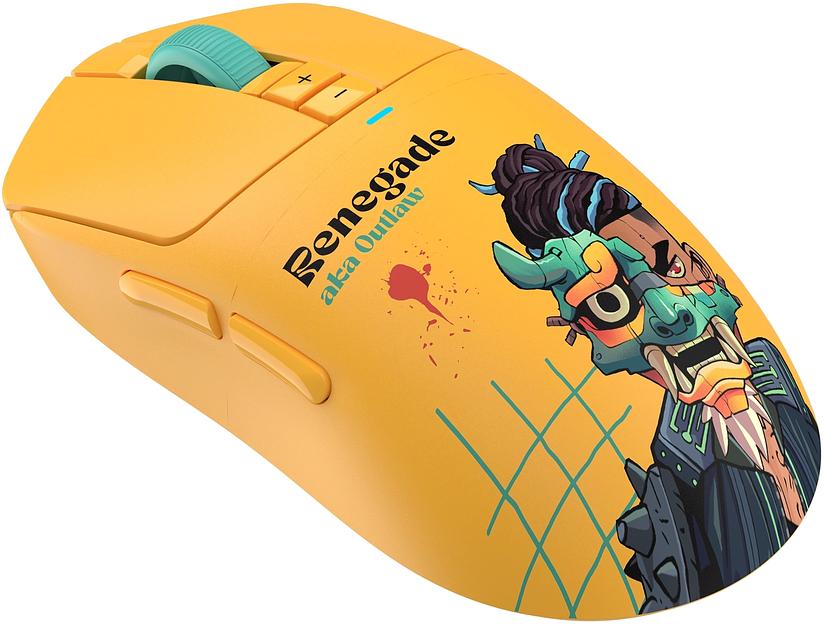 Мышь A4Tech Bloody R72 Ultra желтый оптическая 20000dpi беспров. USB-C 7but фото 7