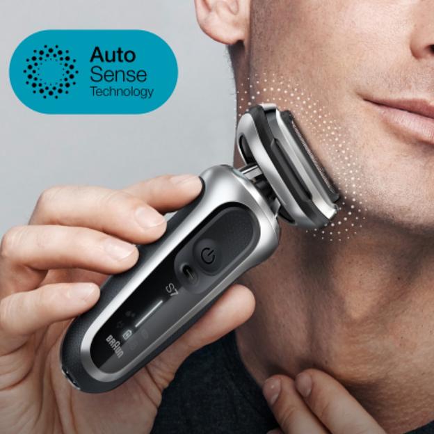 Бритва сетчатая Braun Series 7 71-S4200cs реж.эл.:3 питан.:аккум. черный/серебристый фото 7