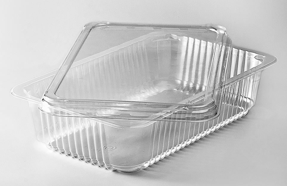 Одноразовая посуда Алькор — Контейнер прозрачный 1000 мл ОПТ фото 1