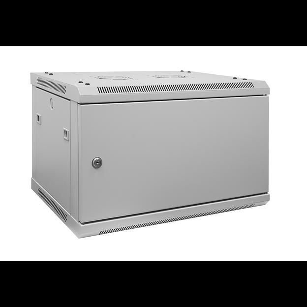 Шкаф телекоммуникационный настенный 12U, 600х450х635 (ШхГхВ) (металлическая дверь) фото 1