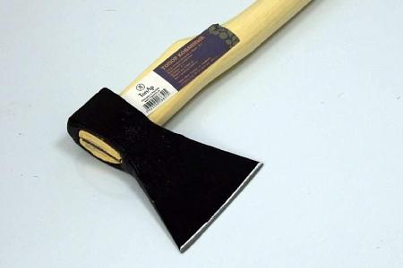 Топор хозяйственный кованый 0,6 кг, Б1, с клином, без топорища фото 1