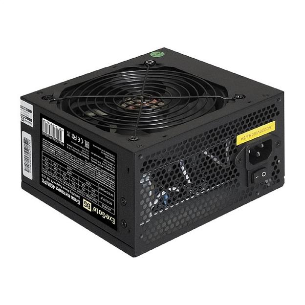 Exegate EX224733RUS Блок питания 450W ATX-450NPX OEM, black, 12cm fan, 24+4pin, 6pin PCI-E, 3*SATA фото 1
