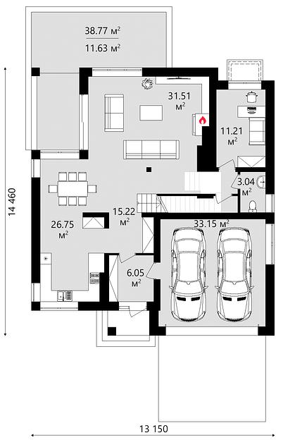 Проект дома KDR – 127 фото 5