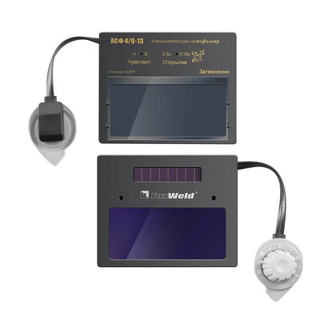 Светофильтр автоматический маски сварщика ACФ 4/9-13 (Корунд черная) Foxweld 3654 фото 1