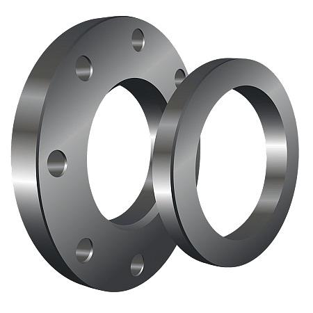 Фланец свободный на приварном кольце Ду 15 Ру 10 ГОСТ 33259 фото 1