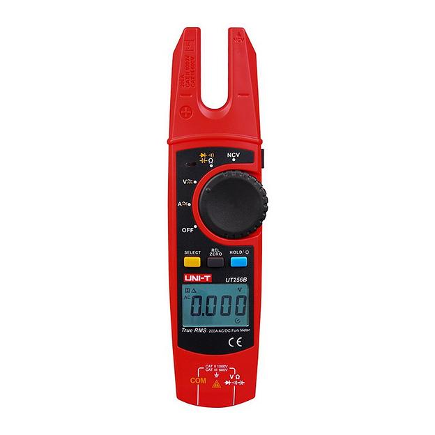 Токоизмерительные клещи UNI-T Токоизмерительные клещи UT256B, 1000В, 200А, 60МОм, вилка (525623) фото 1