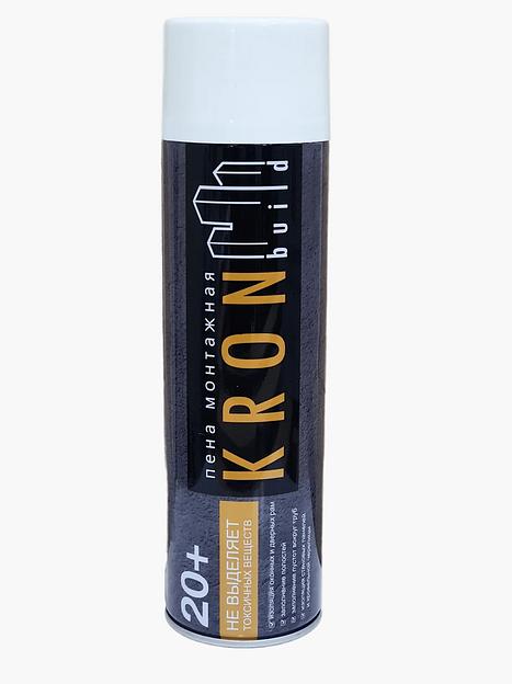 Бытовая монтажная пена KRONbuild 20+ 650 мл фото 1