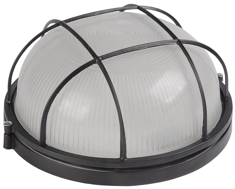 Iek LNPP0-1302-1-060-K02 Светильник НПП1302 черный/круг с реш.60Вт IP54 ИЭК фото 1