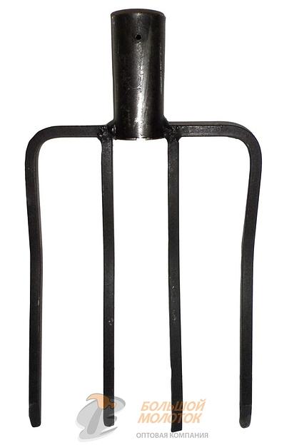 Вилы 4-х рогие садово-огородные сварные (Павлово) /10 шт. фото 1