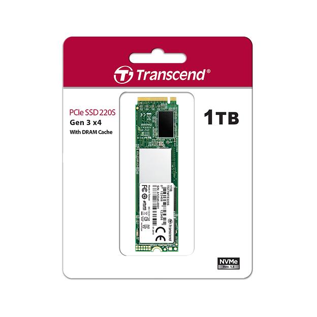 Накопитель SSD Transcend PCI-E x4 1Tb TS1TMTE220S M.2 2280 фото 4