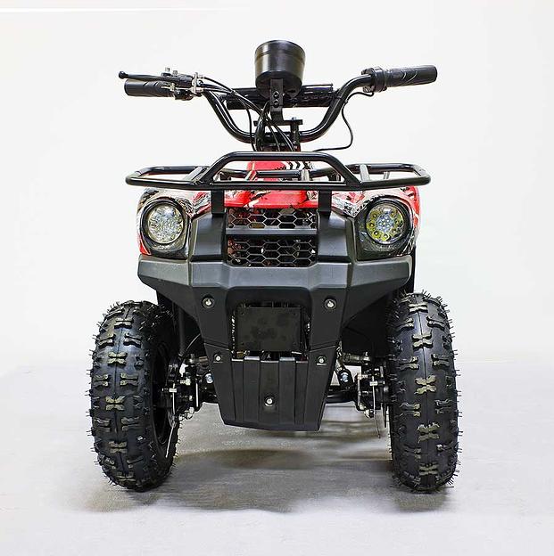 Квадроцикл GreenCamel Гоби K45 (36V 800W R6 Цепь) быстросъём, ножной тормоз, красный экстрим фото 5