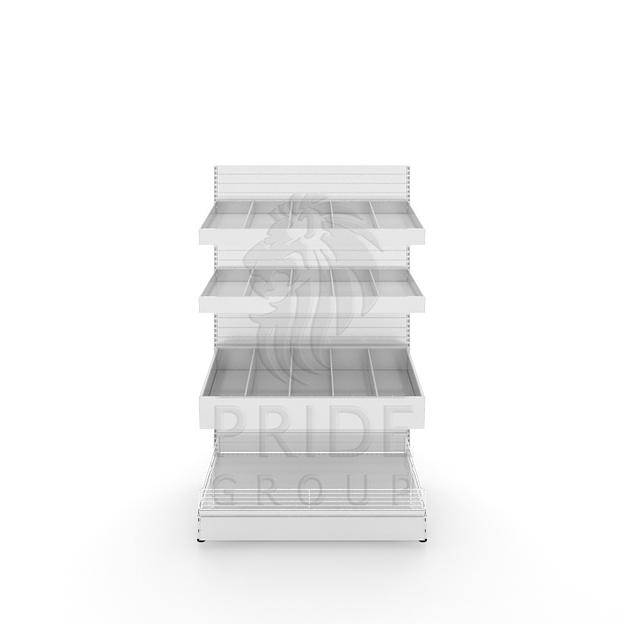 Стеллаж кондитерский 1000x500x1550 3 лотка фото 1