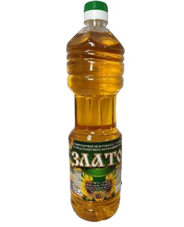 Масло «Злато» нерафинированное 1 л ОПТ фото 1