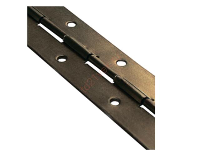 Петля рояльная L 1750мм, латунь фото 1