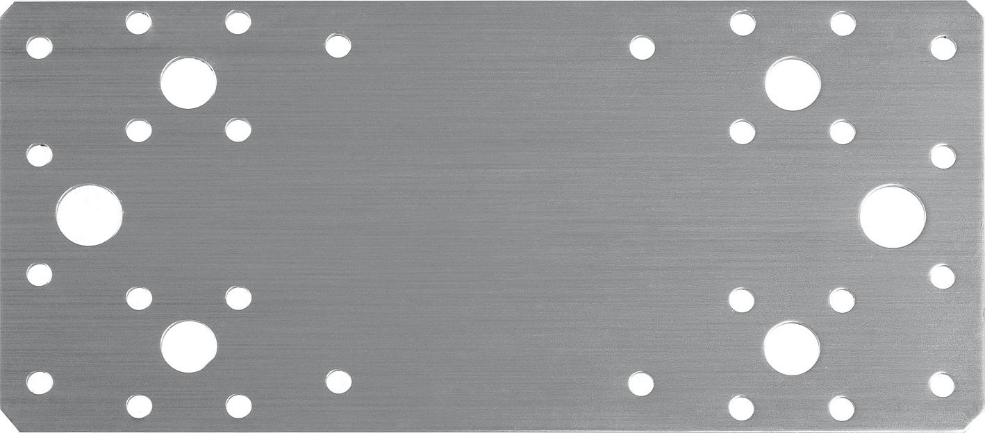 ЗУБР НКП-2.0, 200 x 90 x 2 мм, нержавеющая крепежная пластина, Профессионал (310636-200) фото 1