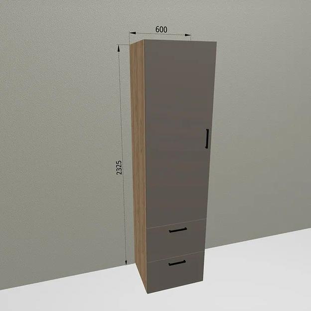 Шкаф распашной Sanvut 600х500х2325 мм арт.Ш69ЯБ2 ОПТ фото 8