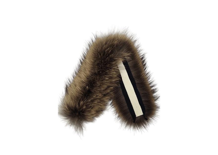 Опушка из енота 100×2.5 опт фото 1