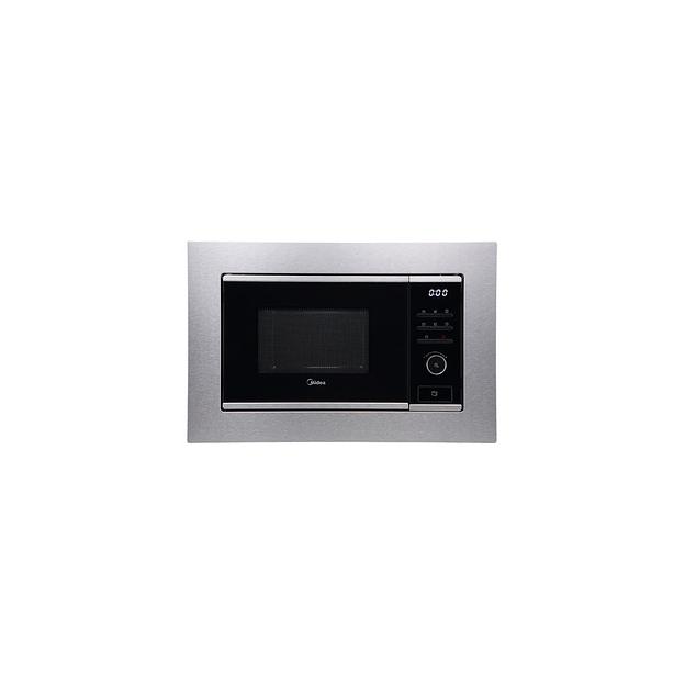 Встраиваемая микроволновая печь Midea MI72200X, 20л, 800Вт, серый фото 1