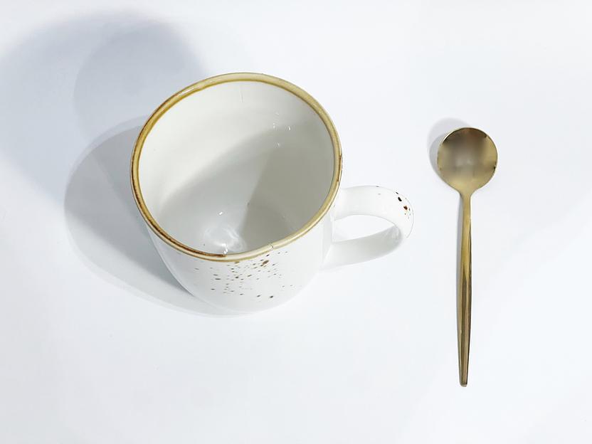 Кружка фарфоровая 300 мл «White collection» NGD011-1 white, опт фото 4