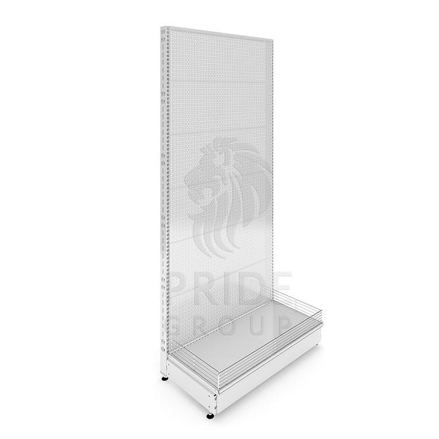 Стеллаж перфорированный пристенный 1330х500х2250 фото 1