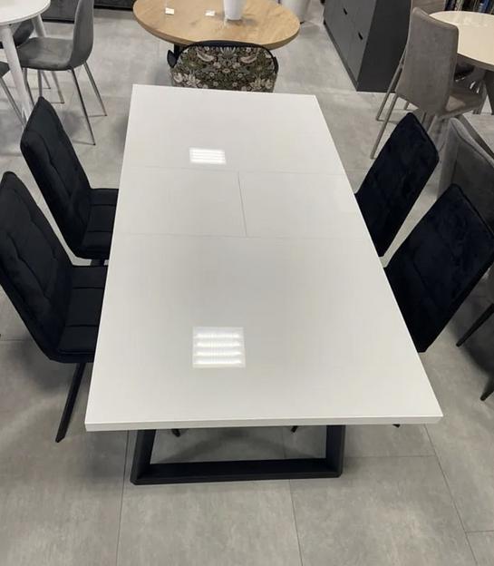 Стол обеденный стеклянный раздвижной фото 2