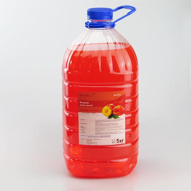 Жидкое крем-мыло "М-070" ПЭТ 5кг персик фото 1