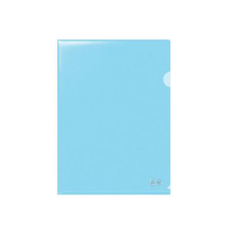 Папка-уголок А4, 0,18мм, ПП, прозрачно-синий, Forofis фото 1