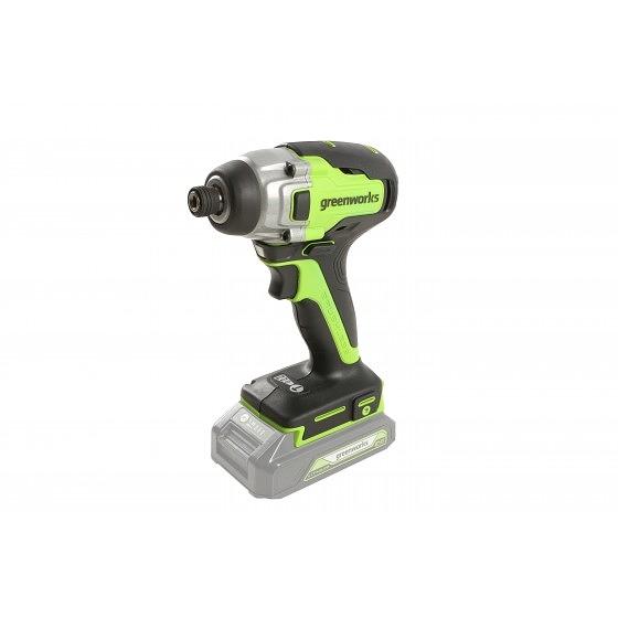 Greenworks GD24ID3 Винтоверт ударный аккумуляторный, 24V, бесщеточный, без АКБ и ЗУ [3802807] фото 1