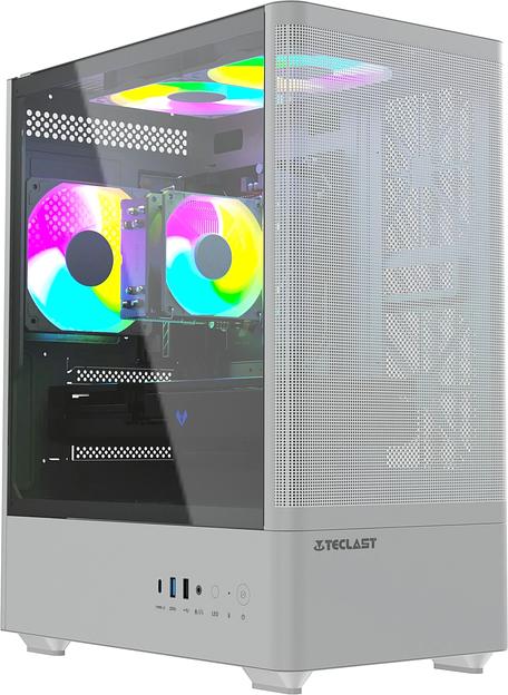 ПК Teclast G03 Ryzen 5 7500F (3.7) 32Gb SSD1Tb RTX5070 12Gb Windows 11 Pro GbitEth WiFi BT 750W белый (G03 7500F32G1T5070WKRU) фото 1